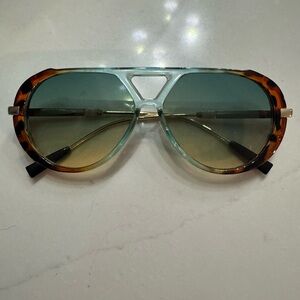 Jack Hafford Tortoise Shell Aviator Sunglasses